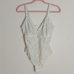Adriano Goldscmied lace bodysuit sz. S/M